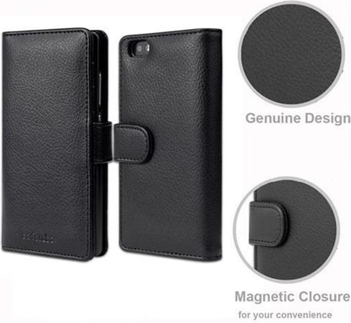 Actual product image Cadorabo Book with 3 card slots cover (Huawei P8 Lite)