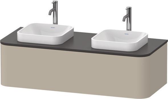 Duravit Happy D.2 Plus Waschtischunterbau für Konsole wandhängend, 1300x550 mm, 1 Auszug, für Auf (130 x 55 x 35.5 cm)