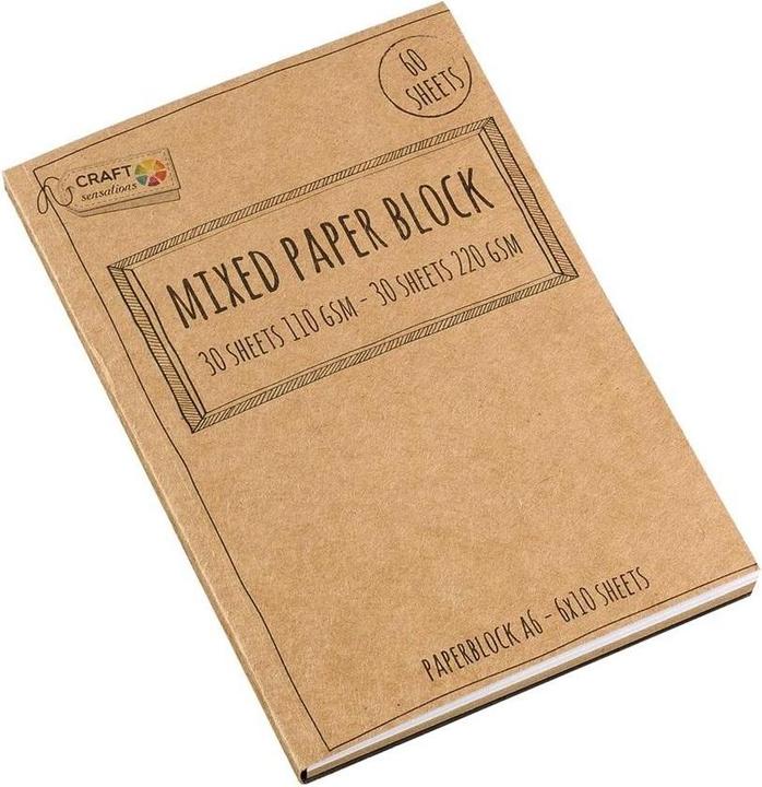 Produktbild Hahnemühle Blok A6 m. 60 ark. ass. kulørt papir (A6)