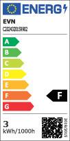 Energie-Label EVN COB LED-Stripe (RGBW, 500 cm, Indoor)