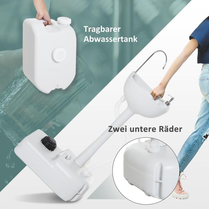 Image du produit Outsunny Camping lavabo (830 mm, 500 mm)
