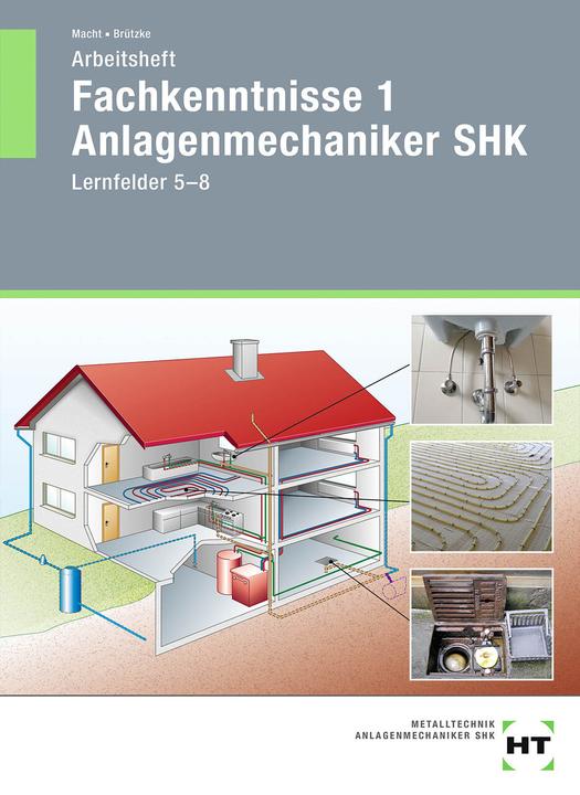 Produktbild Arbeitsheft Fachkenntnisse 1 Anlagenmechaniker SHK (Deutsch, Harald Macht, 2020)