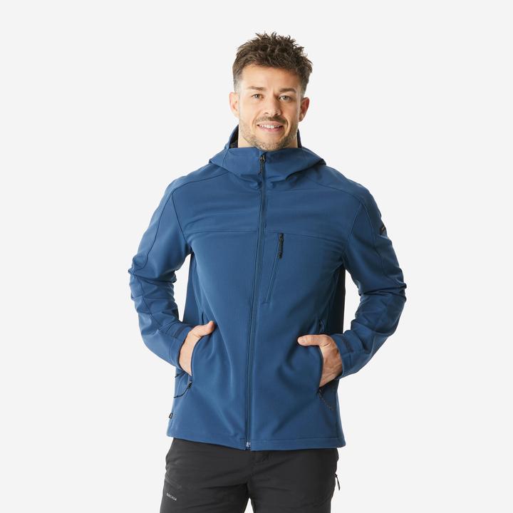 Actual product image Forclaz Men's softshell jacket - MT500 Windwarm blue (M)