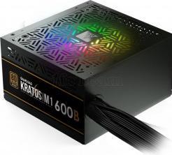 Gamdias Alimentation ATX Kratos M1-600B RGB - 600W (Noir) Bronze (600 W)