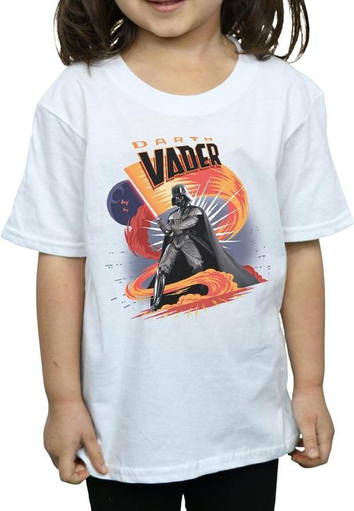Produktbild Star Wars Darth Vader Swirling Fury TShirt Mädchen (140, 146)