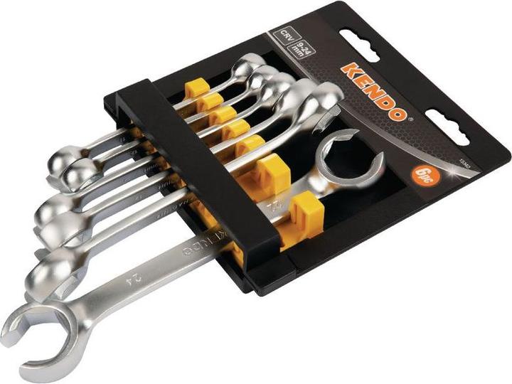 Image du produit Kendo Jeu de clés polygonales doubles modèle ouvert (24 mm)