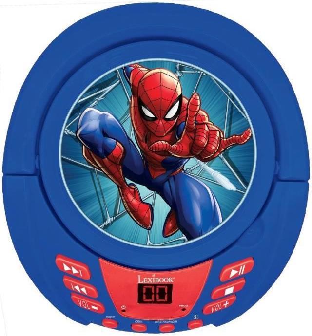 Actual product image Lexibook CD player Spider Man