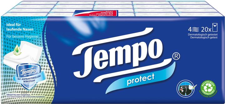 Tempo Taschentücher Protect, 20 Stück