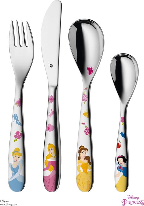 Produktbild WMF Kinderbesteck 4tlg Disney Princess ab 3 Jahre Edelstahl poliert