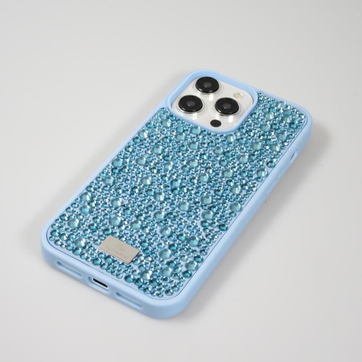 Produktbild PhoneLook Hülle Glitzer Diamant The Bling World Hellblau (Apple iPhone 15 Pro)