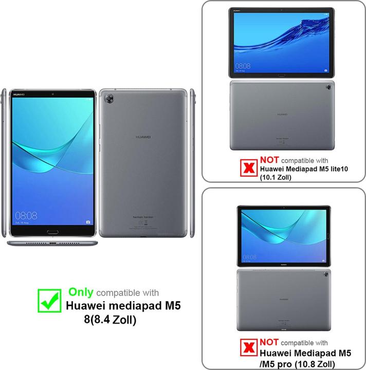 Actual product image Cadorabo Tablet Book Cover (MediaPad M5 8.4)