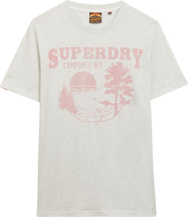Superdry Locker geschnittenes einfarbiges Lo-Fi Outdoor T-Shirt