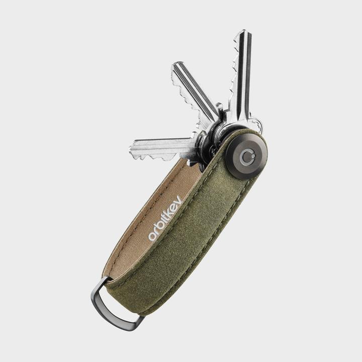 Produktbild Orbitkey Waxed Canvas Key Organiser - Khaki Green
