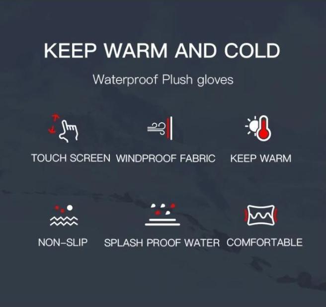 Actual product image MU Style Forest Series Outdoor Touch Gloves (L)