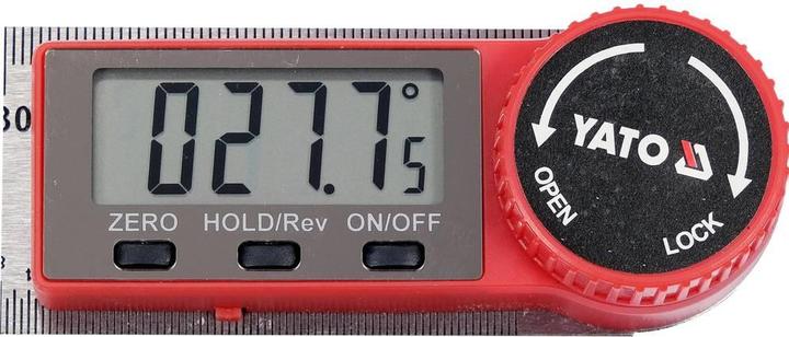 Actual product image Yato ELECTRONIC ANGLE MEASURER 300mm (30000 cm)