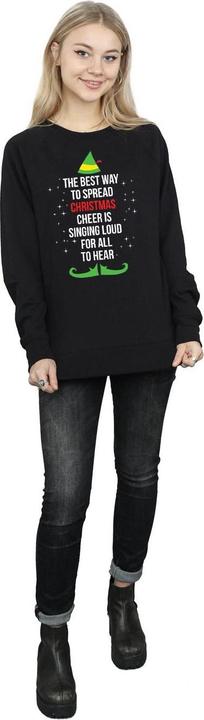 Produktbild Elf Christmas Cheer Text Sweatshirt (S)