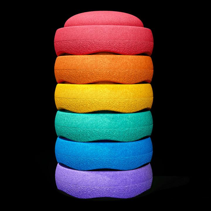 Stapelstein ® MINI Rainbow Classic 6 (6 Stk.)