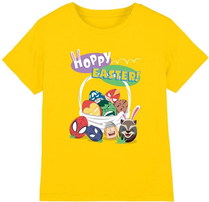 Actual product image Childrens/Kids Hoppy Eggs Easter T-Shirt (128)