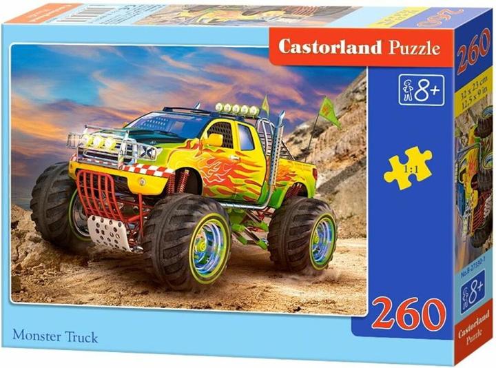 Actual product image Castorland Monster Truck, Puzzle 260 pieces (260 pieces)