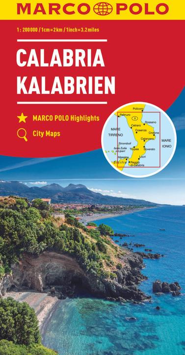 Immagine prodotto MARCO POLO Mappa della Calabria