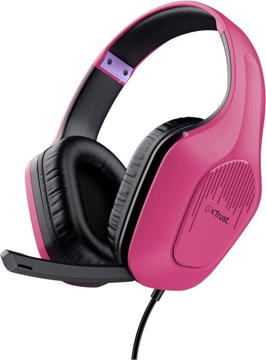Image du produit Trust GXT415P CASQUE ZIROX - ROSE (Filaire)