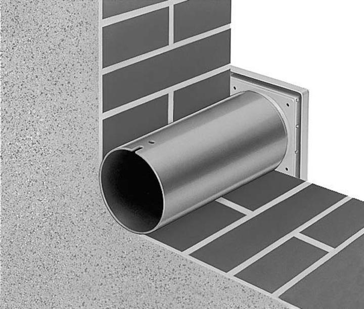 Actual product image Helios Mini fan wall installation kit