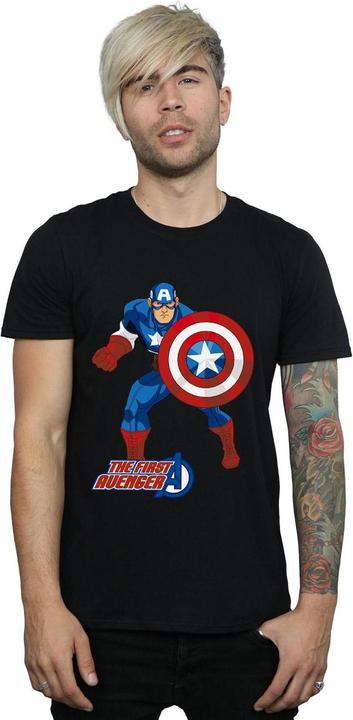 Image du produit Mens Captain America The First Avenger T-Shirt (XXL)