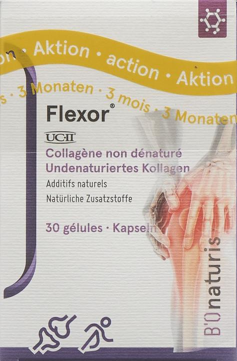 Produktbild B'Onaturis Flexor mit UCII Kollagen Vitamine Mineralien 3x (90 Stück, Kapseln, 66 g)