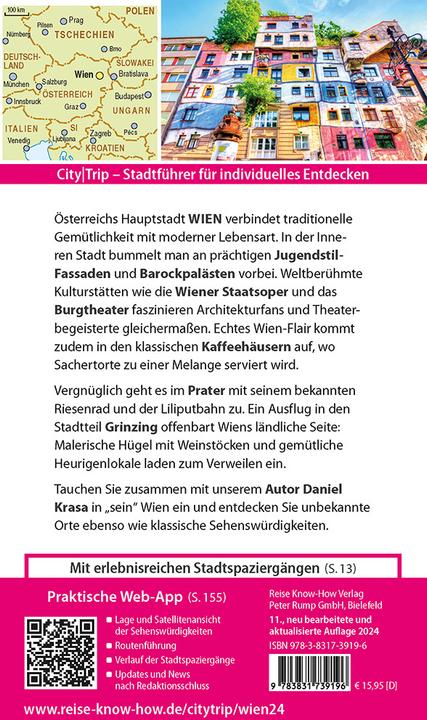 Produktbild CityTrip Wien (Deutsch, Daniel Krasa, 2024)
