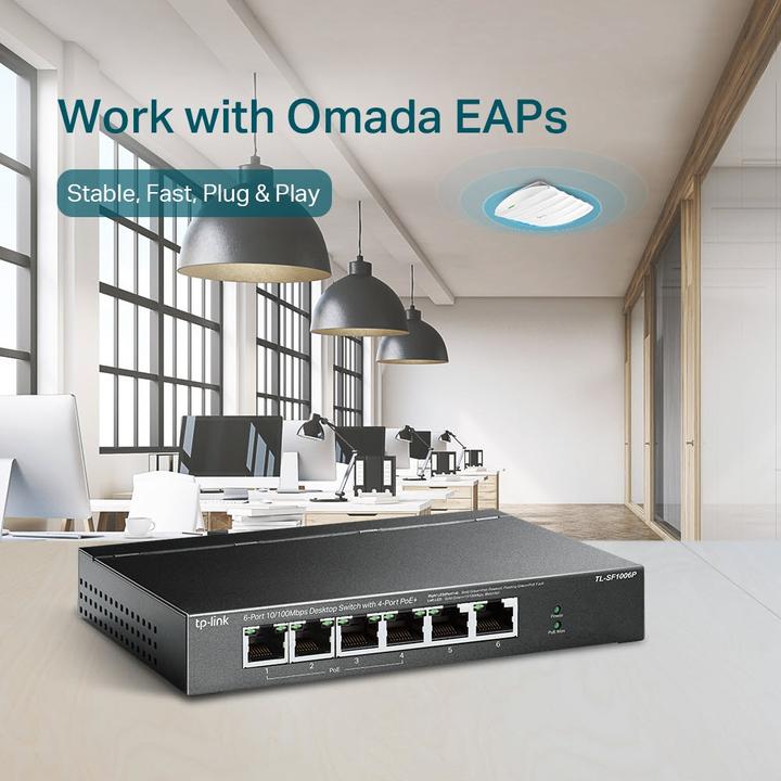 Produktbild TP-Link TL-SF1006P (6 Ports)