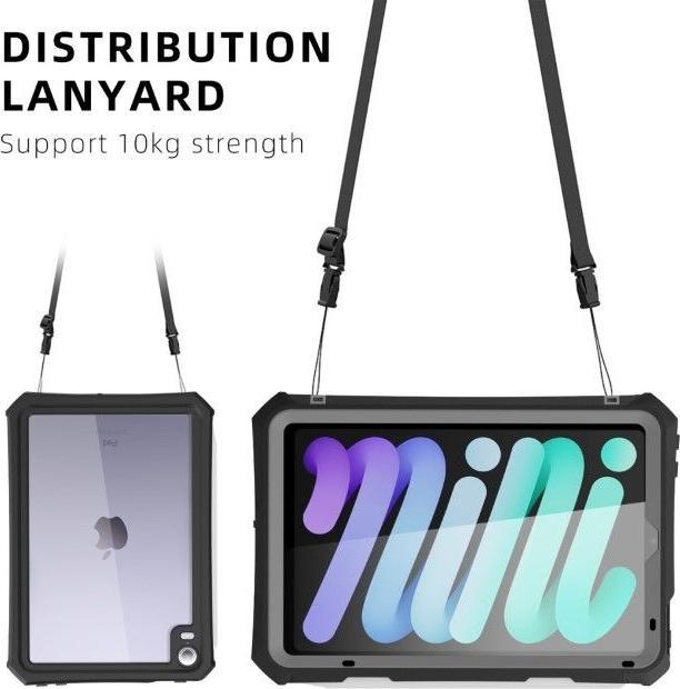 Actual product image Shellbox IP68 wasserdichte Outdoor Hülle (iPad mini 2021 (6th Gen), iPad mini 2024 (7th gen))