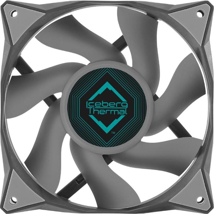 Iceberg Thermal IceGALE computer case fan 12 cm gray 1 piece(s) (120 mm, 1 x)