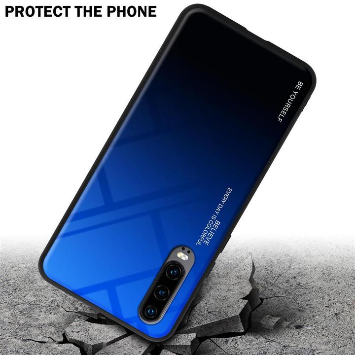Productafbeelding Cadorabo TPU 2 kleuren glasdekking (Huawei P30)