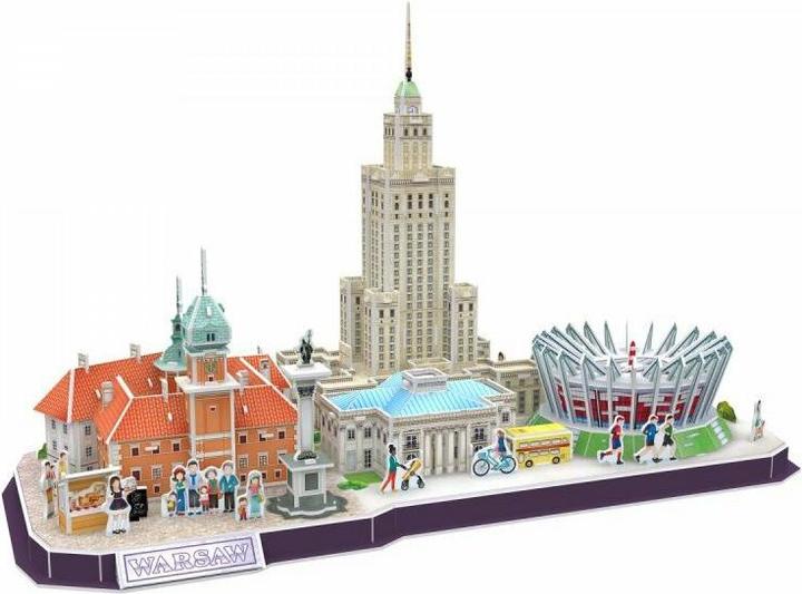 Produktbild Cubicfun Cityline Warschau 3D-Puzzle von (126 Teile)