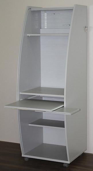 Immagine prodotto eurokraft pro Armadio per computer con tapparella in plastica, mobile