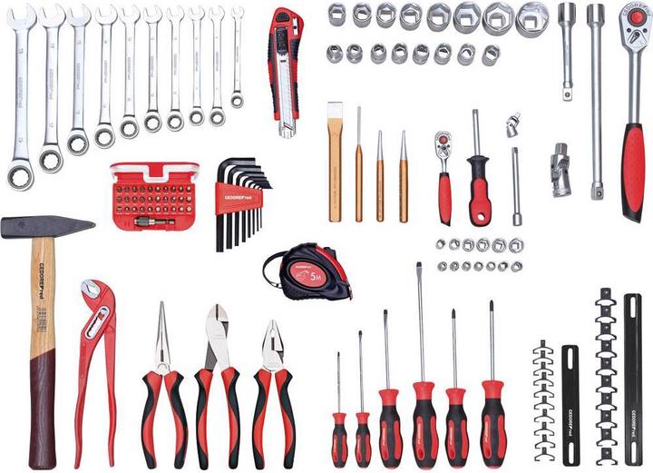 Produktbild Gedore Red red R21650108 Werkzeugsatz ALL-IN im WerkzeugKoffer 108-teilig (108 Teile)