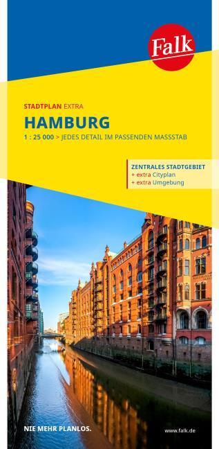 Produktbild Falk Stadtplan Extra Hamburg 1:25.000