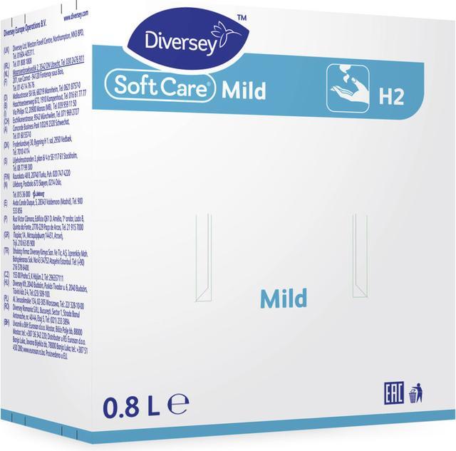 Diversey Soft Care Mild, Milde Seifenlotion zur Händereinigung (Seifenlotion, 800 ml)