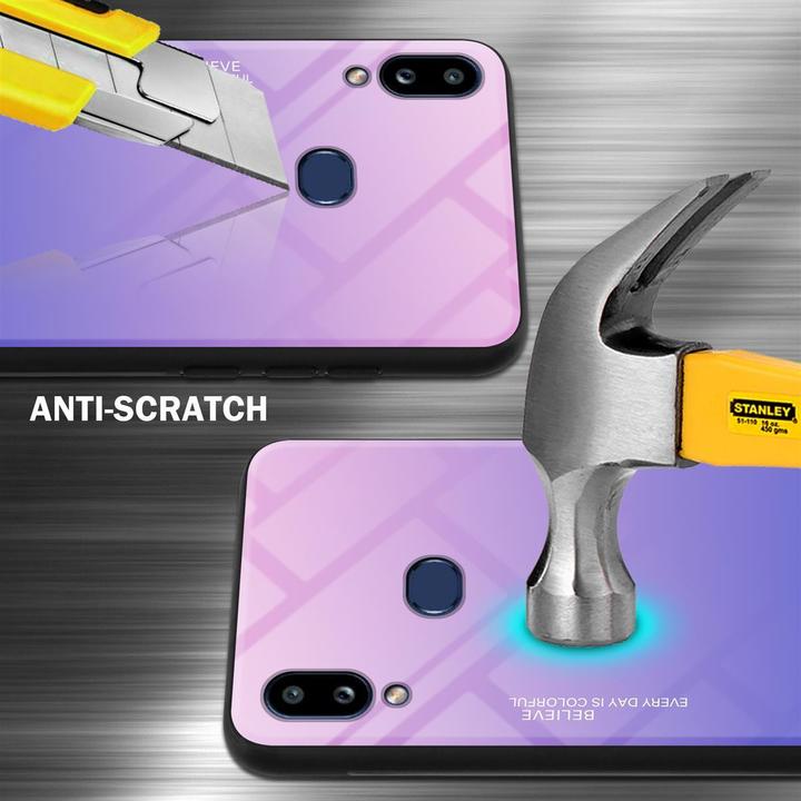 Produktbild Cadorabo TPU 2 Farben Glas Cover (Samsung Galaxy A10s, Samsung Galaxy M01s)