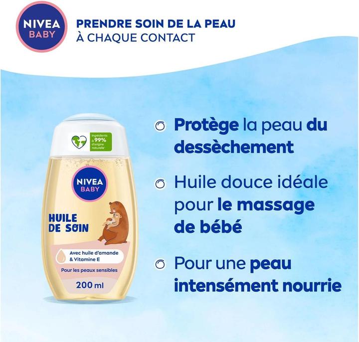 Actual product image NIVEA Care & Massage Baby Oil