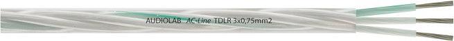 Produktbild Audiolab Netzkabel, rund, transparent, 3x0.75mm2, 100m (100 m, 0.75 mm²)