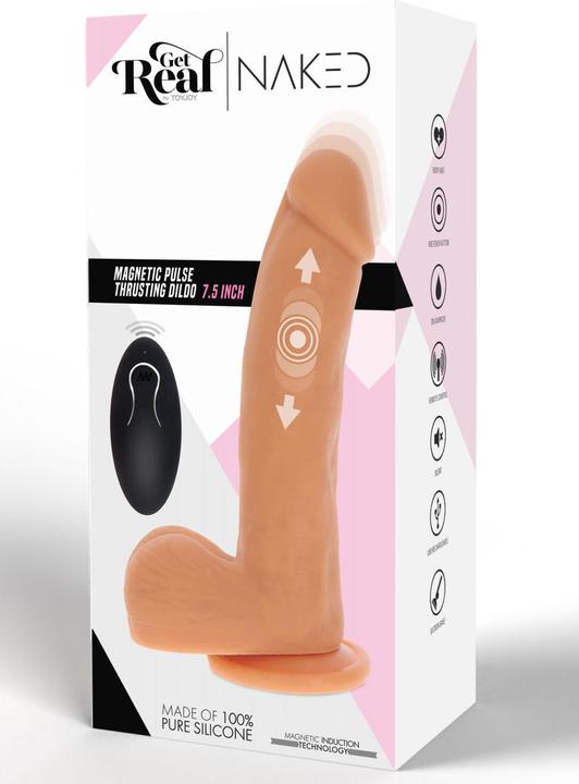 Produktbild ToyJoy Get Real Magnetic Pulse Trusting Dildo RC