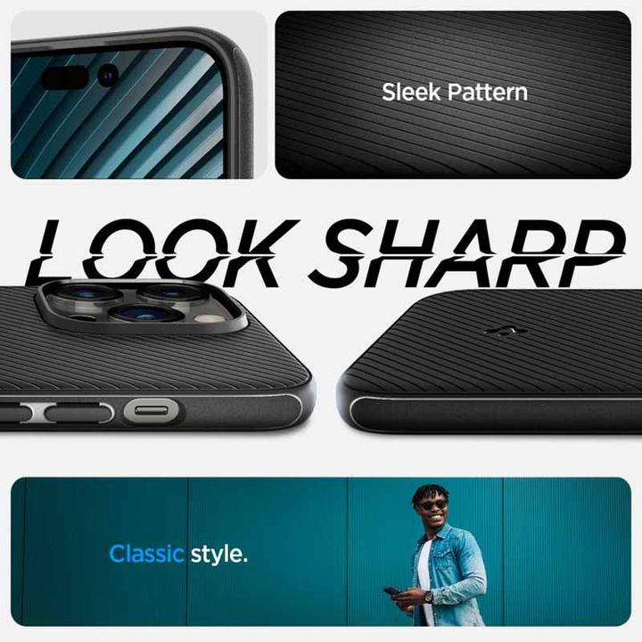 Actual product image Spigen Sigen MAG ARMOR FOR IPHONE 14 PRO MATTE BLACK (Apple iPhone 14 Pro)