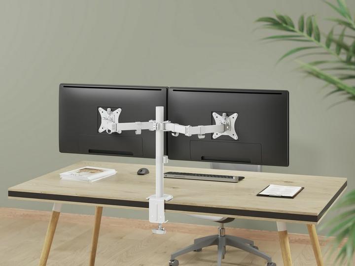Actual product image equip Table mount 17"-32"/ 2TFT each 9kg 360° gas spring ws (Table, 32.01")