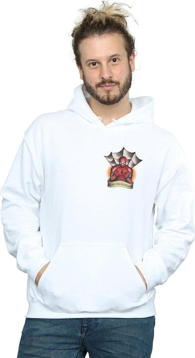 Image du produit - Sweat à capuche SPIDER-MAN TATTOO BREAST PRINT - Homme (M)