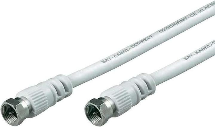 Immagine prodotto Goobay Cavo antenna SAT 80 dB, 2x schermato (80 dB, Cavi antenna)