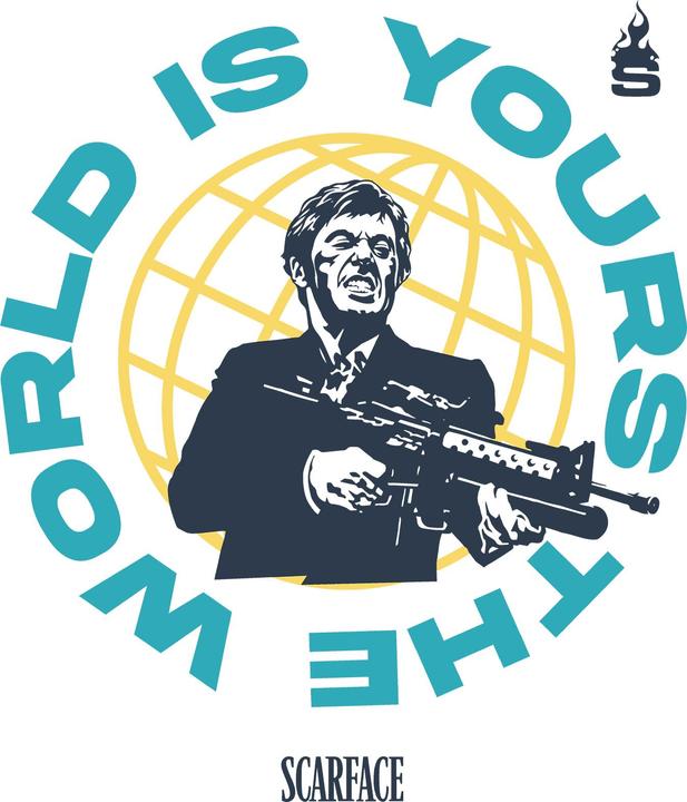 Image du produit Universal Textiles - T-shirt THE WORLD IS YOURS - Adulte (XXL)