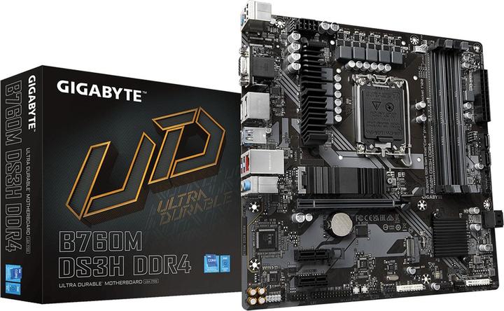 Produktbild Gigabyte B760M DS3H (LGA 1700, Intel B760 Express, mATX)