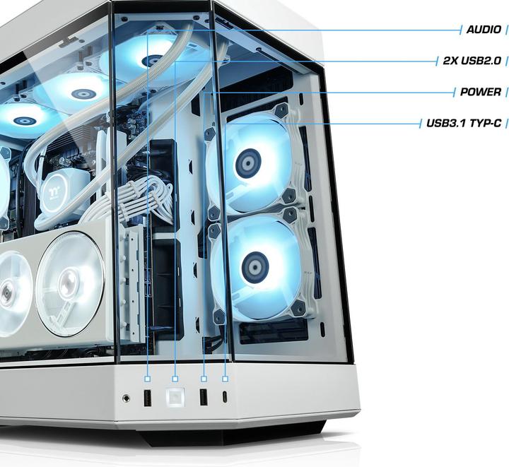 Produktbild Kiebel Poseidon VII (AMD Ryzen 7 7700X, 32 GB, 2000 GB, Radeon RX 7700 XT)