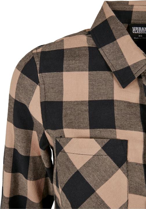 Produktbild Urban Classics Ladies Turnup Checked Flanell Shirt (4XL)